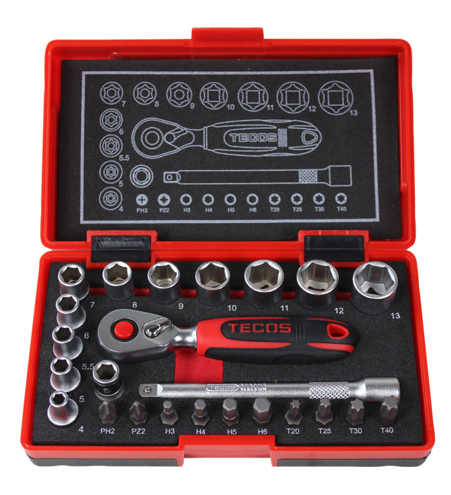 T0623M Mini Hylsysarja 1/4