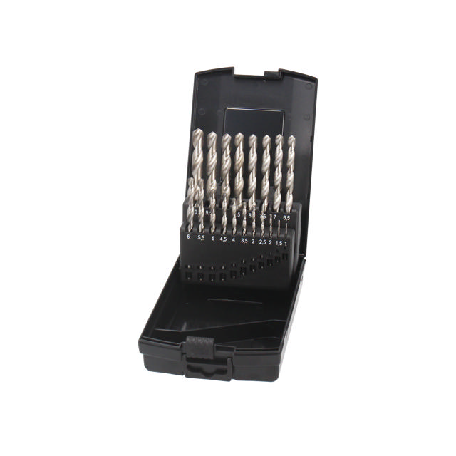 HSS Pro Bright - metalliporasarja, 19 kpl: 1 - 10 mm