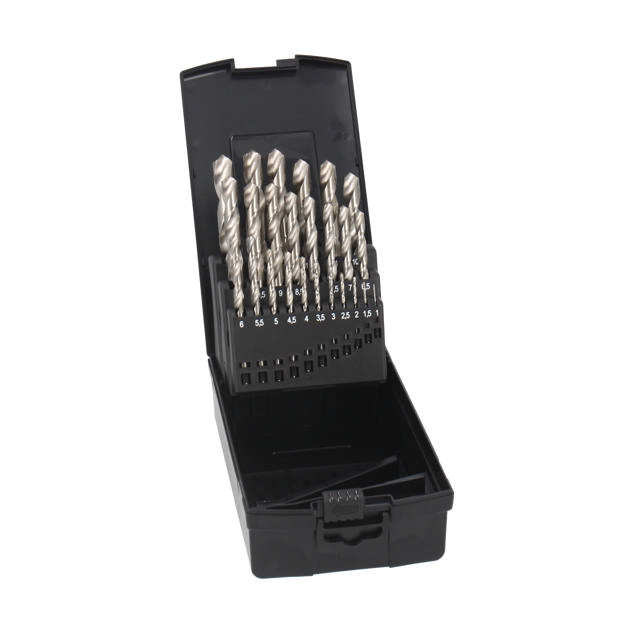 HSS Pro Bright - metalliporasarja, 25 kpl: 1 - 13 mm
