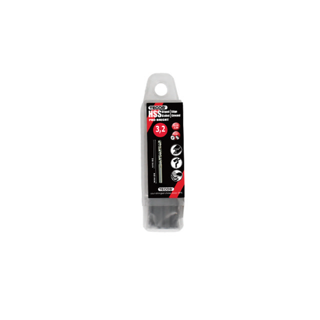 HSS pora Pro Bright, 3,2 x 65 mm, 10 kpl.