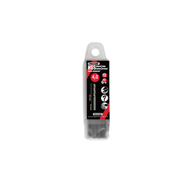 HSS pora Pro Bright, 4,0 x 75 mm, 10 kpl.