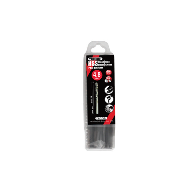 HSS pora Pro Bright, 4,8 x 86 mm, 10 kpl.