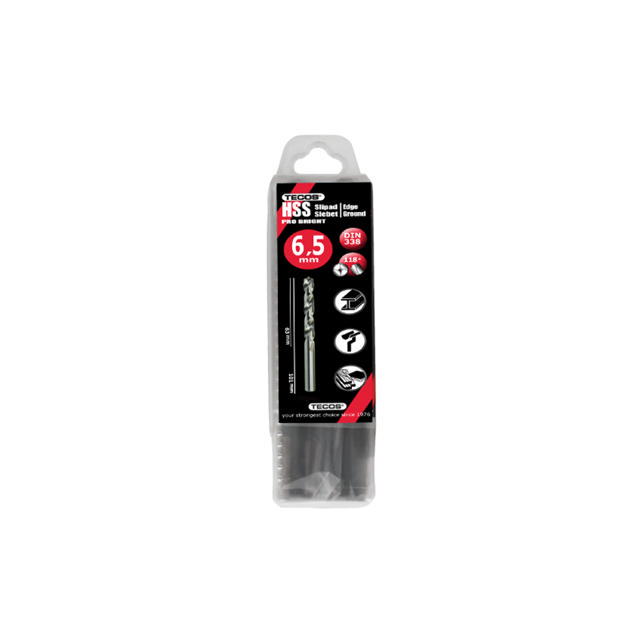 HSS pora Pro Bright, 6,5 x 101 mm, 10 kpl.