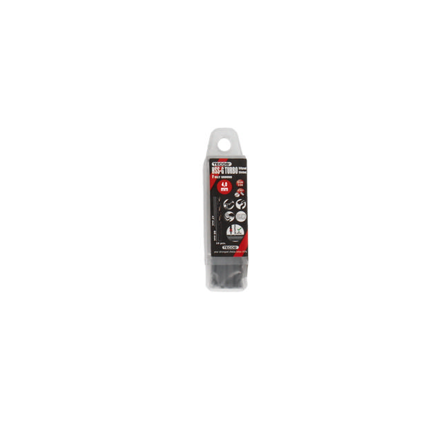 HSS-G Turbo pora, 4,0 x 75 mm, DIN 388, Box 10 kpl.