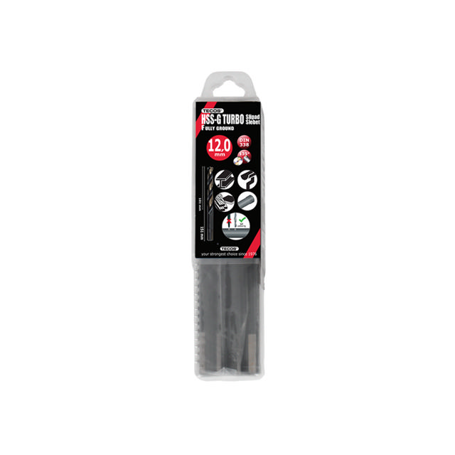 HSS-G Turbo pora 12,0 x 151 mm. DIN388 Box 5 kpl.