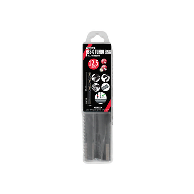 HSS-G Turbo pora 12,5 x 151 mm. DIN388 Box 5 kpl.