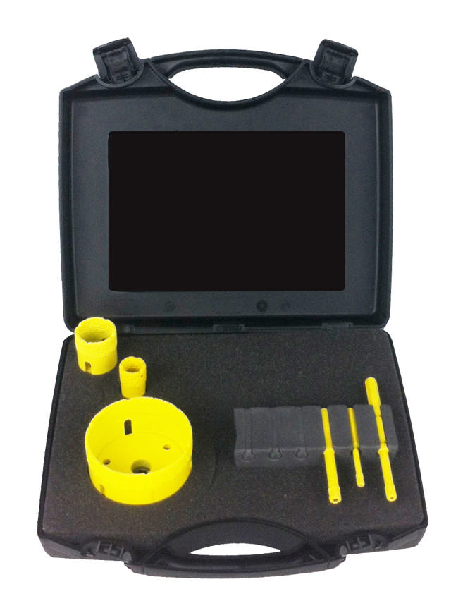 Timanttireikäsahasarja 5 - 76 mm 7 osaa