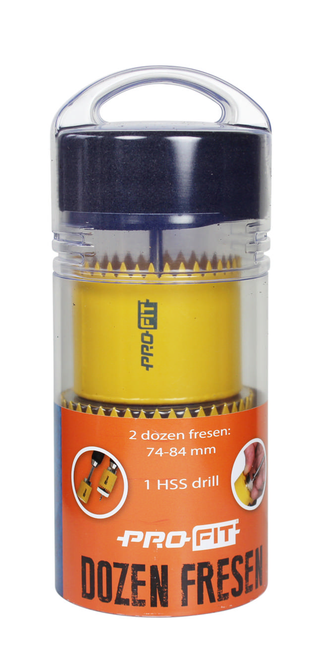 Reikäsahasarja Dozen Fresen 74-84mm 3 osaa