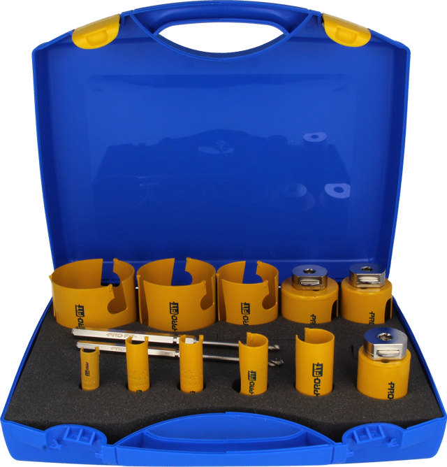 Reikäsahasarja MP Sähkö - 16 - 83 mm - 13 osaa