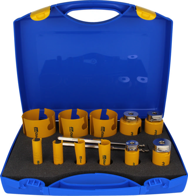 Reikäsahasarja MP 19 - 76 mm, 13 osaa