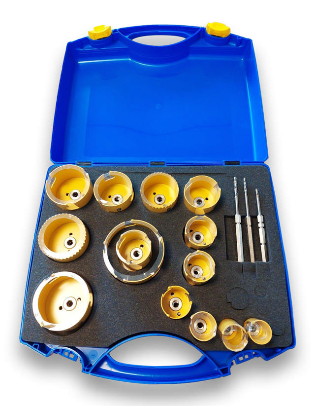 Reikäsahasarja MP ja Cleancut, 35 - 108 mm, 17 osaa