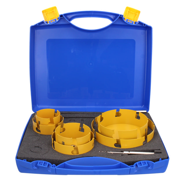 Reikäsahasarja MP Ilmastointi 86 - 210 mm, 10 osaa