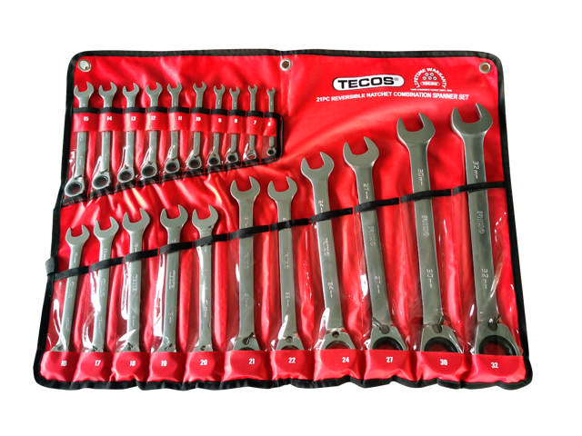 Räikkäkiintoavainsarja 6–32 mm, 21 osaa