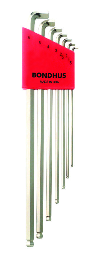 SBLX7MB Kuusioavainsarja Stubby; 1,5 - 6 mm