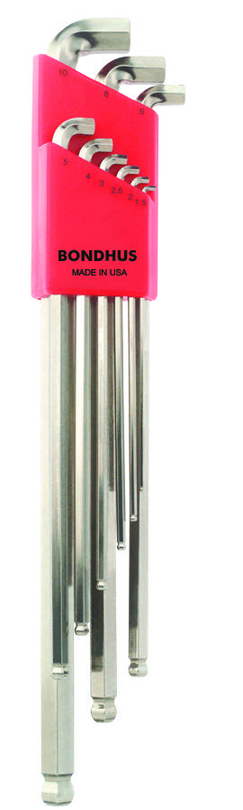 SBLX9MB Kussiokoloavainsetti Stubby; 1,5 - 10 mm