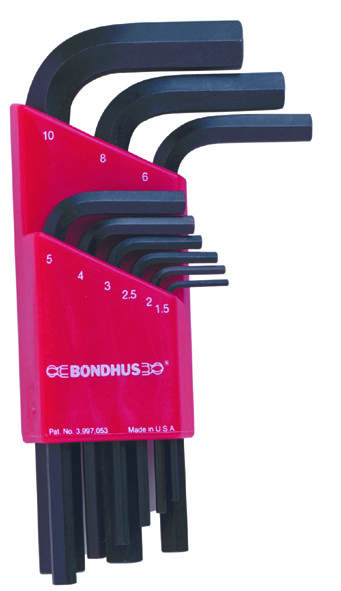 HLX9MS Kuusioavainsarja 9 osaa, lyhyt