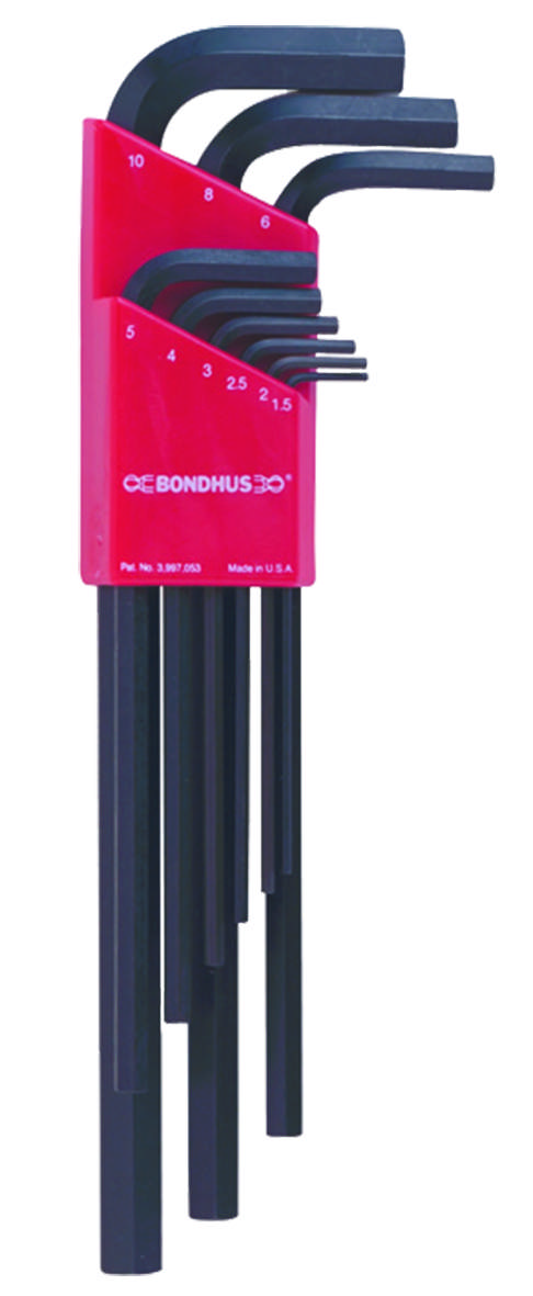 HLX9M Kuusioavainsarja; 1,5 - 10 mm