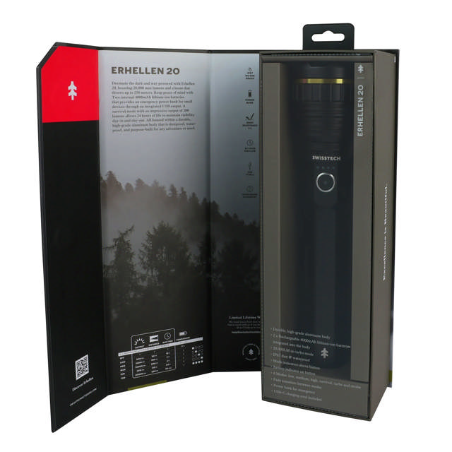 Erhellen 20, 20000 lumenin LED-taskulamppu