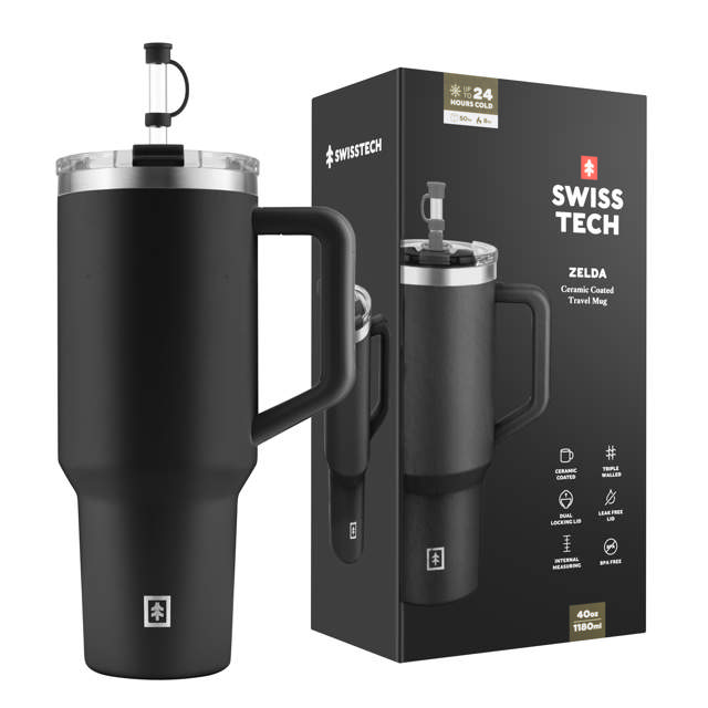 Zelda, 1180 ml - Musta