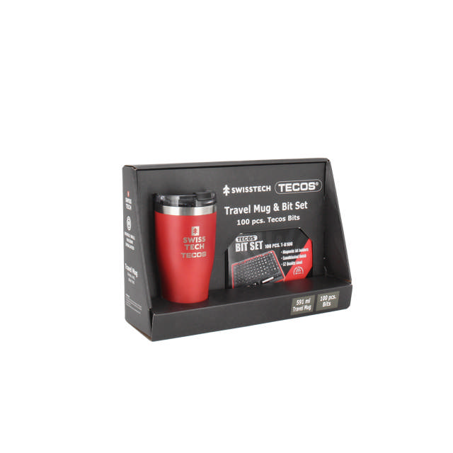 100 osan bittisarja ja termomuki, 591 ml