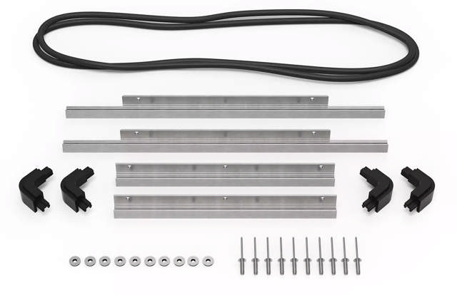 Metrinen paneelikehys, kannensarja 2400/2450