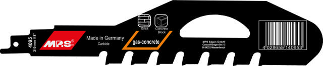 Puukkosahanterä 4095 - 1 kpl, 210 mm HM