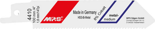 Puukkosahanterä 4410 - 5 kpl, 100 mm Bimetalli 14 tpi