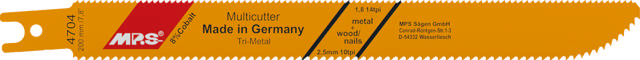 Puukkosahanterä 4704 - 2 kpl, 200 mm Trimetalli 10/14 tpi