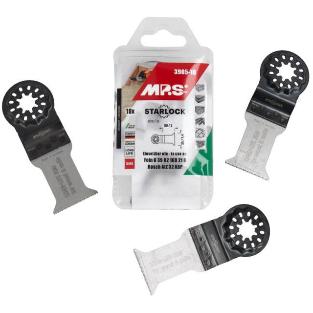 Monitoimityökalun terä 3910 10 kpl, P50xL35 mm Bimetalli