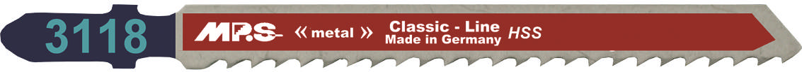 Pistosahanterät 3118 - 2 kpl, 3 mm, 100 mm HSS 8 tpi