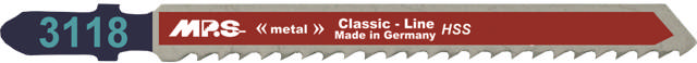 Pistosahanterät 3118 - 5 kpl 3 mm, 100 mm HSS 8 tpi