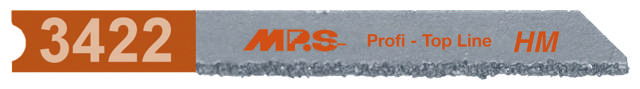 Pistosahanterät 3422, 1 kpl, 75 mm HM 30Riff tpi