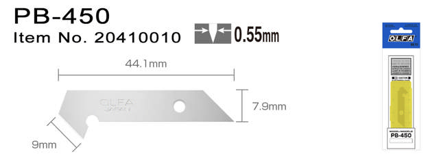 PB-450 Veitsen terät