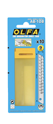 AB-10B Katkoteräveitsiblade 9-mm