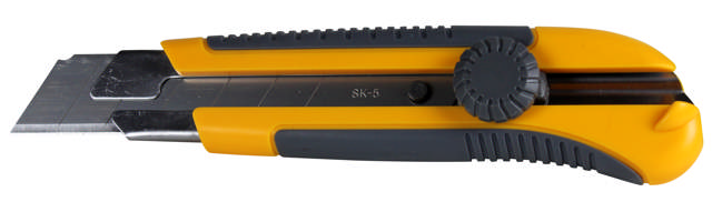 Katkaistava veitsi 25 mm, ruuvilukolla