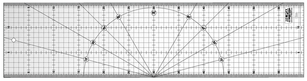 MQR15X60 Mønsterlinjal