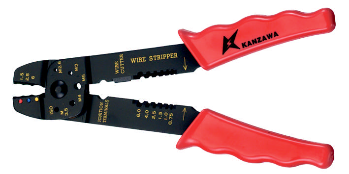 100 A Liitinpihdit Punainen