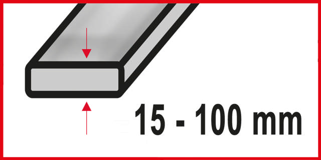Puukkosahanterä 4031 - 100 kpl, 150 mm CrV 6,3 tpi