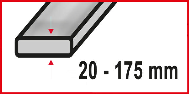 Puukkosahanterä 4022 - 2 kpl, 230 mm CrV 3 tpi