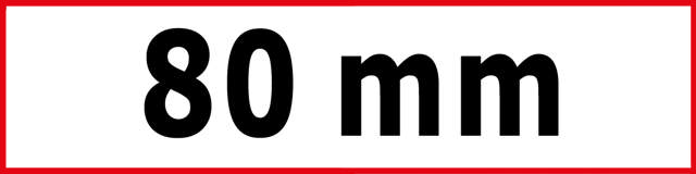 Rasp triangle HM 3926, 80 mm - 50 kpl,