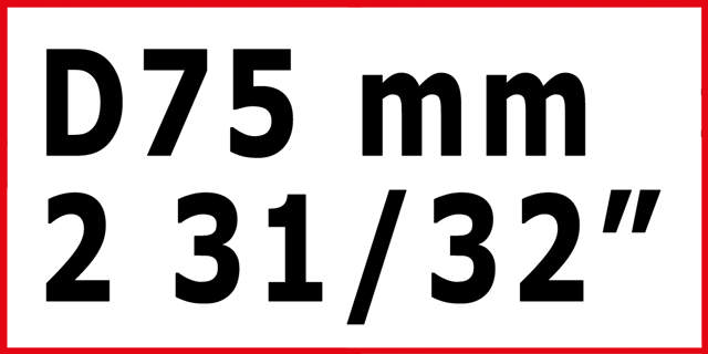 HM-Sahanterä 3924 - 50 kpl, 75 mm HM