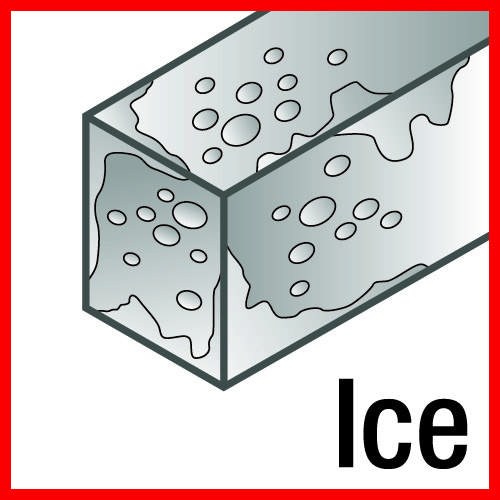 Ruostumaton puukkosahanterä 300 mm, 3TPI jäälle