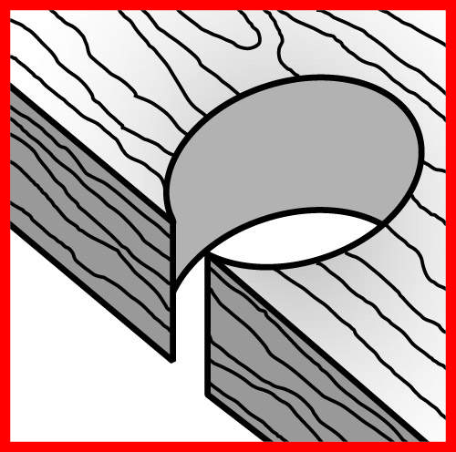 Puukkosahanterä 4442 - 5 kpl, 150 mm Bimetalli 6 tpi