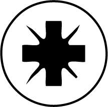 Heavy Duty Impact PH Bits, PZ3 × 25 mm × 1/4