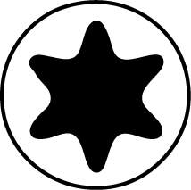 Ruuvitaltta Torx TX25 x L197mm