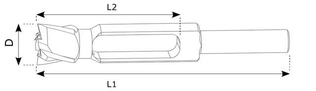 Tulppapora 30 x 140 mm