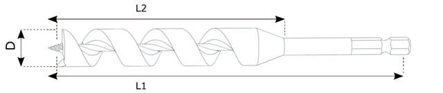 Spiraalipora 25 x 400 mm