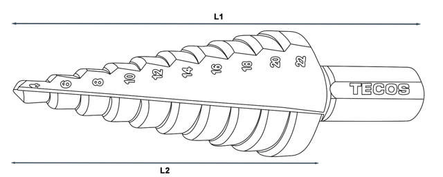 Porraspora, 13 askelmaa: 5 - 35 mm