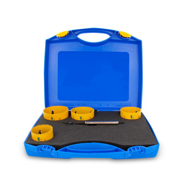 Reikäsahasarja Bimetalli+ 57 - 68 - 76 - 83 mm Drill&Drop