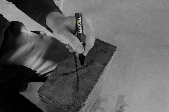 Merkintäliitu - musta